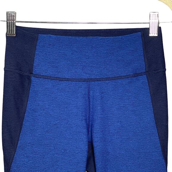 Outdoor Voices Blue Colorblock High-Waisted Leggings XS athlisure sporty street - Picture 4 of 8